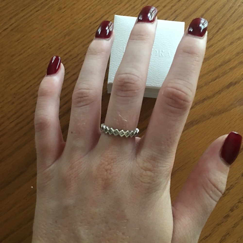 Pandora Alluring Princess Stackable Ring